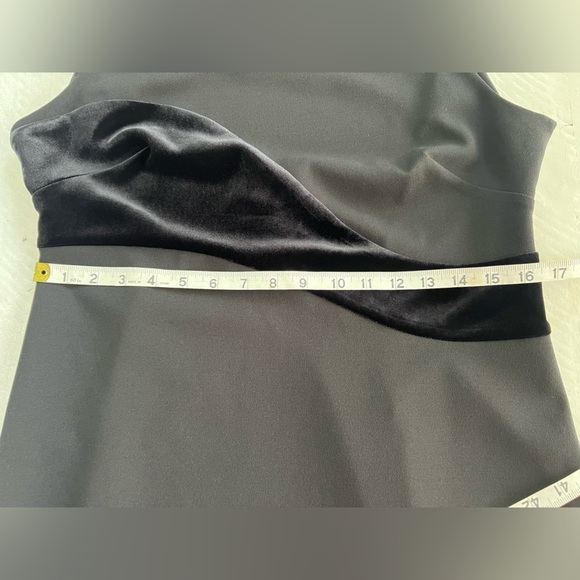 Calvin Klein Women's Sleeveless Solid Sheath with Velvet Detail size 12P - Picture 9 of 14